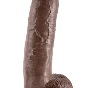 Pipedream King Cock With Balls Brown 28 cm i från Pipedream.
