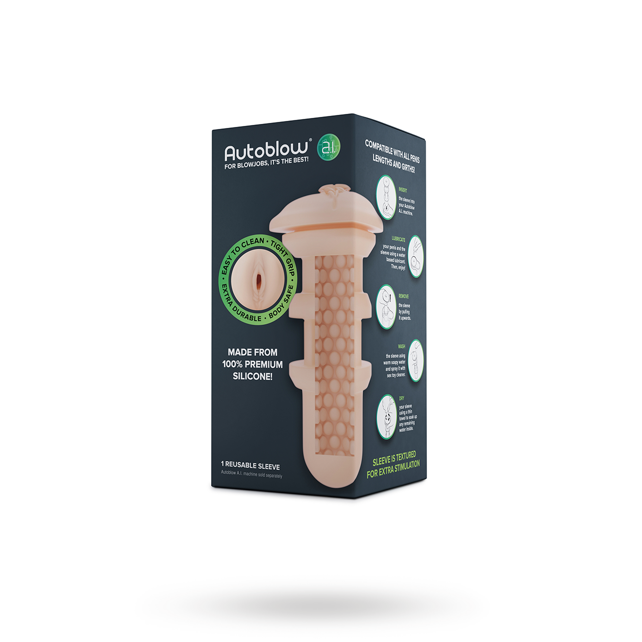 Vagina Sleeve to Autoblow A.I. MACHINE i SEXLEKSAKER - MEST FÖR HONOM - Blowjob machine från Autoblow.