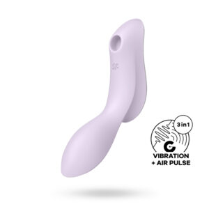 Satisfyer Curvy Trinity 2 - Violett i SEXLEKSAKER - MEST FÖR HENNE - Vibratorer - Lufttrycksvibrator från Satisfyer.